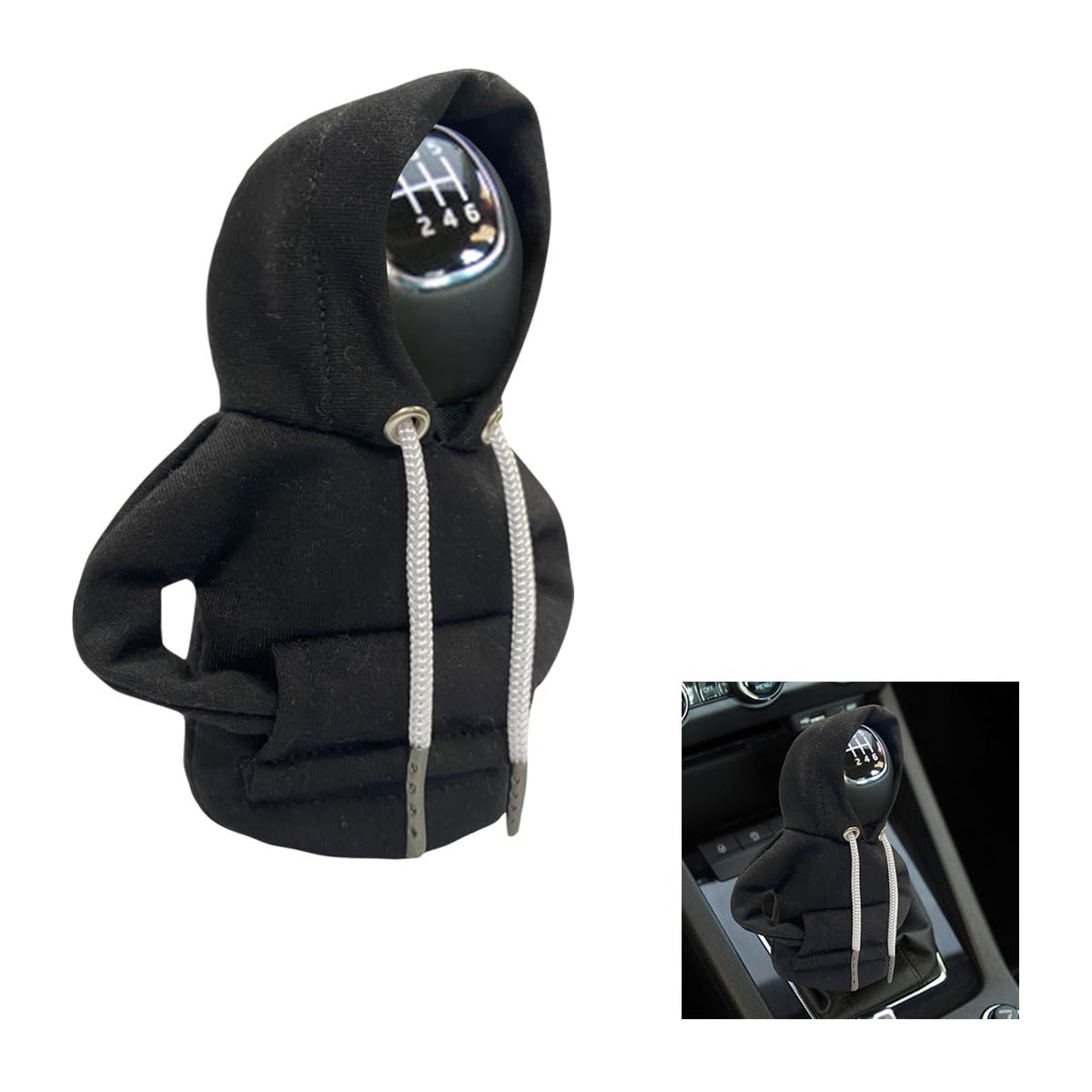 JOYCOURT Car Gear Shift Cover, Fashionable Hoodie