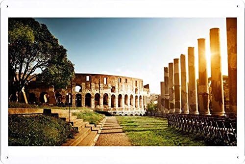 World HOPE Art - Rome Tin Sign Unique Wall Decor Metal Poster Wall Plaque (WHA21937)