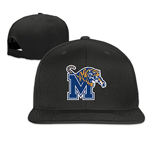 Memphis Tigers Logo Flat Brim Baseball Snapback Cap