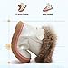 Muxika Winter Baby Girl Cute Waterproof Warm Leather Shoes Martin Boot Outwear (Age:1-2 Years, White)