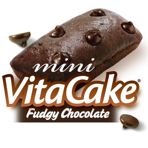 Vital & Delicious Mini Vitacakes, Fudgy Chocolate, 1.1 Ounce (Pack of 48)