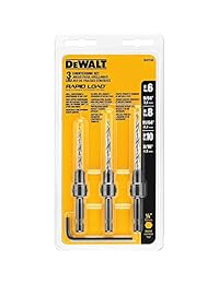 DEWALT DW2535 - Surtido de puntas de avellanador, 3 piezas (# 6, # 8 y # 10).