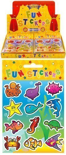 Henbrandt 24 x Sealife Sticker Sheets
