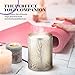 Odoga Aromatherapy Essential Oil Diffuser with Decorative Iron Cover, Ultrasonic Quiet Cool Mist Humidifier with Warm White Color Candle Light Effect, Remote Control & Low Water Auto Shut-Off