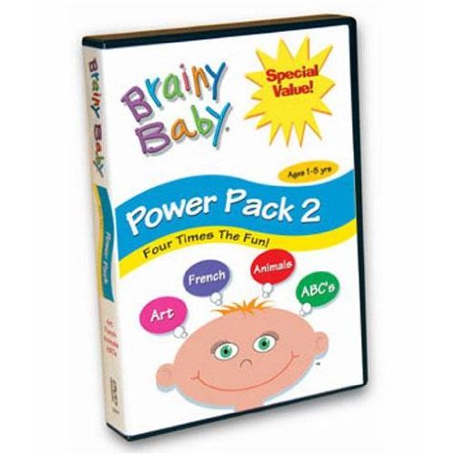 Brainy Baby Brain Power Pack, Set 2 Brainy Baby Movies & TV
