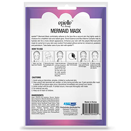 Character Mask - Mermaid 6pk (Total of 6 Masks)