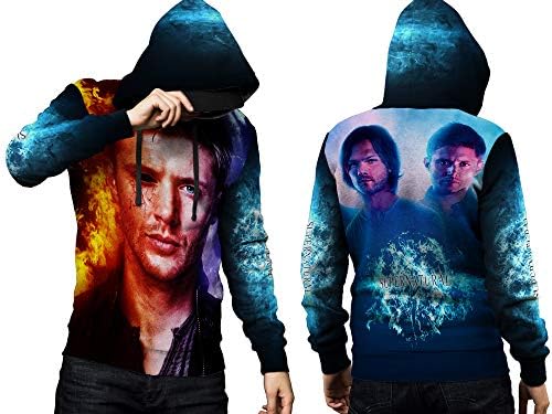 2season5 Supernatural Winchester Brothers Fans All Over Print Pullover Hoodie Mens Women Sweatshirts