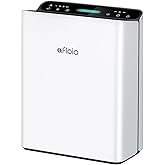 Afloia Air Purifier for Home Large Room Bedroom Up to 2000Ft² with PM2.5 Air Quality Monitor Smart Auto Mode, Washable Pre Filter Cleaner for Pet, Europa 2.0
