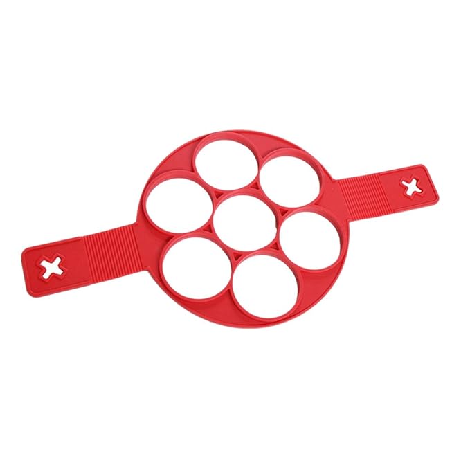 Portátil útil práctica huevo anillo tortitas moho, hacer 7 huevos ...