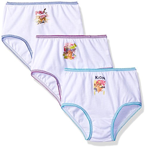 Disney Toddler Girls Lion Guard 3 Pack Panty, Assorted, 4T