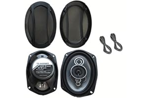 6x9-inch Five-Way car coaxial Speakers, 1200W Peak Power, 4-ohm impedance, Universal car Stereo Speakers, Designed for Door m