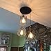 YOBO Lighting Antique 3-lights Oil Rubbed Bronze Chandelier with Wire Cage