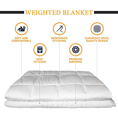 Gravity Weighted Blanket: With Removable Duvet Cover (Washing Machine