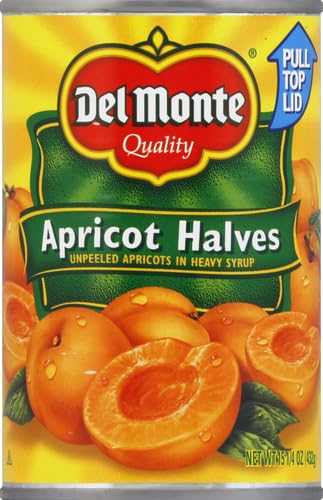 DEL MONTE APRICOT HALVES IN HEAVY SYRUP, 15.25 OZ