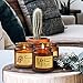 TOFU Scented Candles Gifts for Women, Vintage Jar Soy Candles – Natural Organic Soy Wax Candles for Aromatherapy, Stress Relief, Relaxation, Women & Men (3 Pack)thumb 4