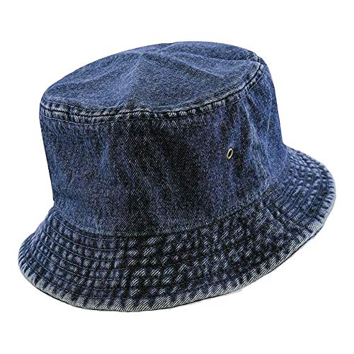 MOMO Fischerhut / Fischerhut, verwaschene Baumwolle, Denim-Hut, Bob-Mütze, Hip-Hop-Anglerhut, 1 Stück – Bild 7