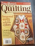 Love of Quilting Magazine, September/October 2009 (Fons & Porter's, Volume 14, Number 4, Issue Numbe by 