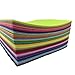 flic-flac 54pcs Felt Fabric Sheet Assorted Color Felt Pack DIY Craft Squares Nonwoven (30cm*30cm)