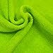 POLYTE Microfiber Cleaning Cloth, 12 x 16 in, Blue, Green, Yellow, 12 Pack