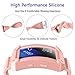 X4-TECH Silicone Bands Compatible with Gear Fit2 Watch Soft Silicone Replacement Elastomer Band Plastic Wristband Compatible with Samsung Galaxy Gear Fit 2 SM-R360 Smart Watch (New-Pink)