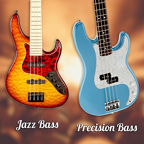 D'Andrea Jazz Bass Pickguards for Electric Guitar, Red Pearl