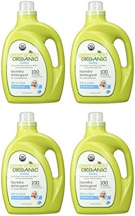 GreenShield Organic Organic USDA Baby Laundry Detergent - 100 oz by GreenShield Organic (4 Pack)