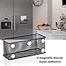 SAFETYON Wire Mesh Magnetic Storage Basket Tray Metal Desk Caddy Storage Organizer for Refrigerator Whiteboard Black