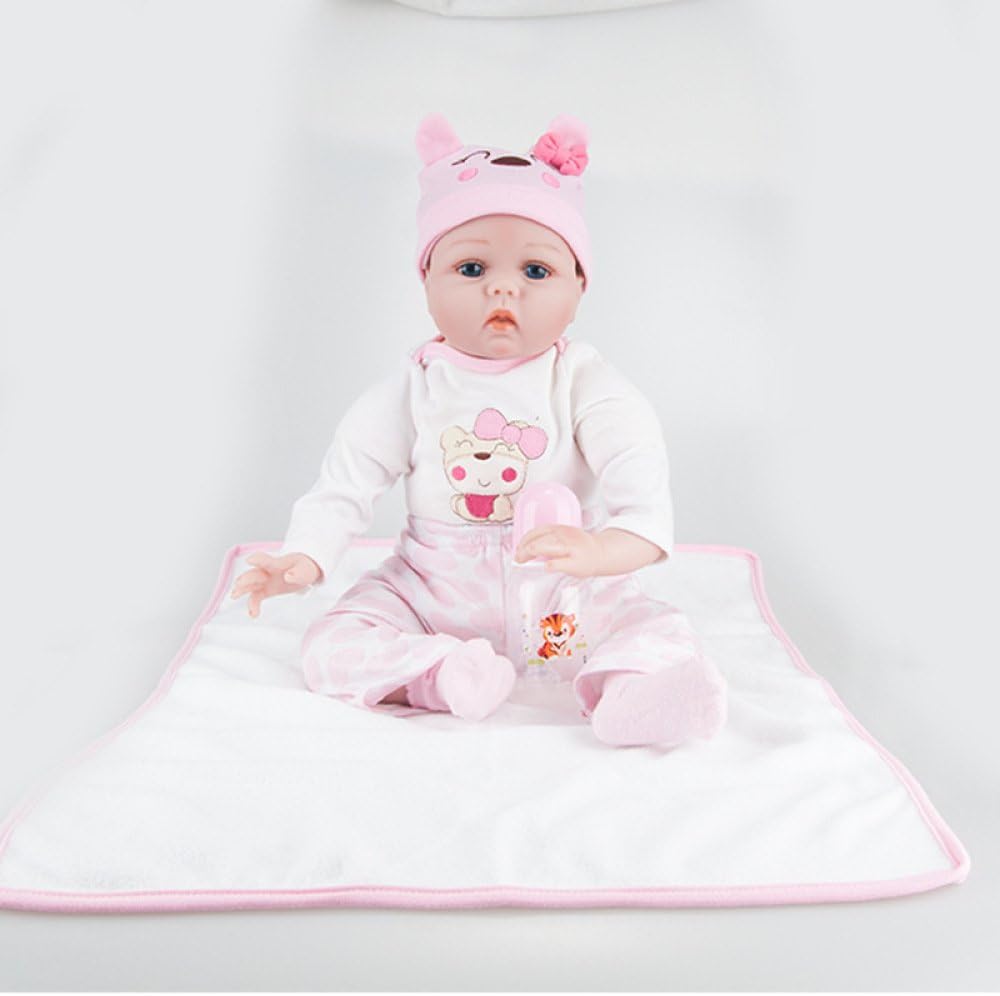 Prezzo ZBYY Bambole Reborn Silicone Morbido con Cambio Occhi Reborn Baby Doll Femmina Simulazione Vinile Giocattolo 22 Pollici 55cm Offerte