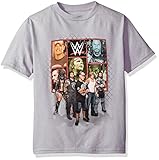 WWE Superstars Short-Sleeve T-Shirt, Silver Little Boys, L-7