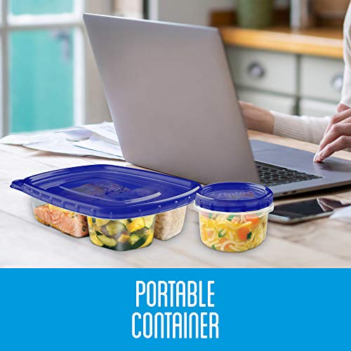 Ziploc Food Storage Meal Prep Containers Reusable for Kitchen