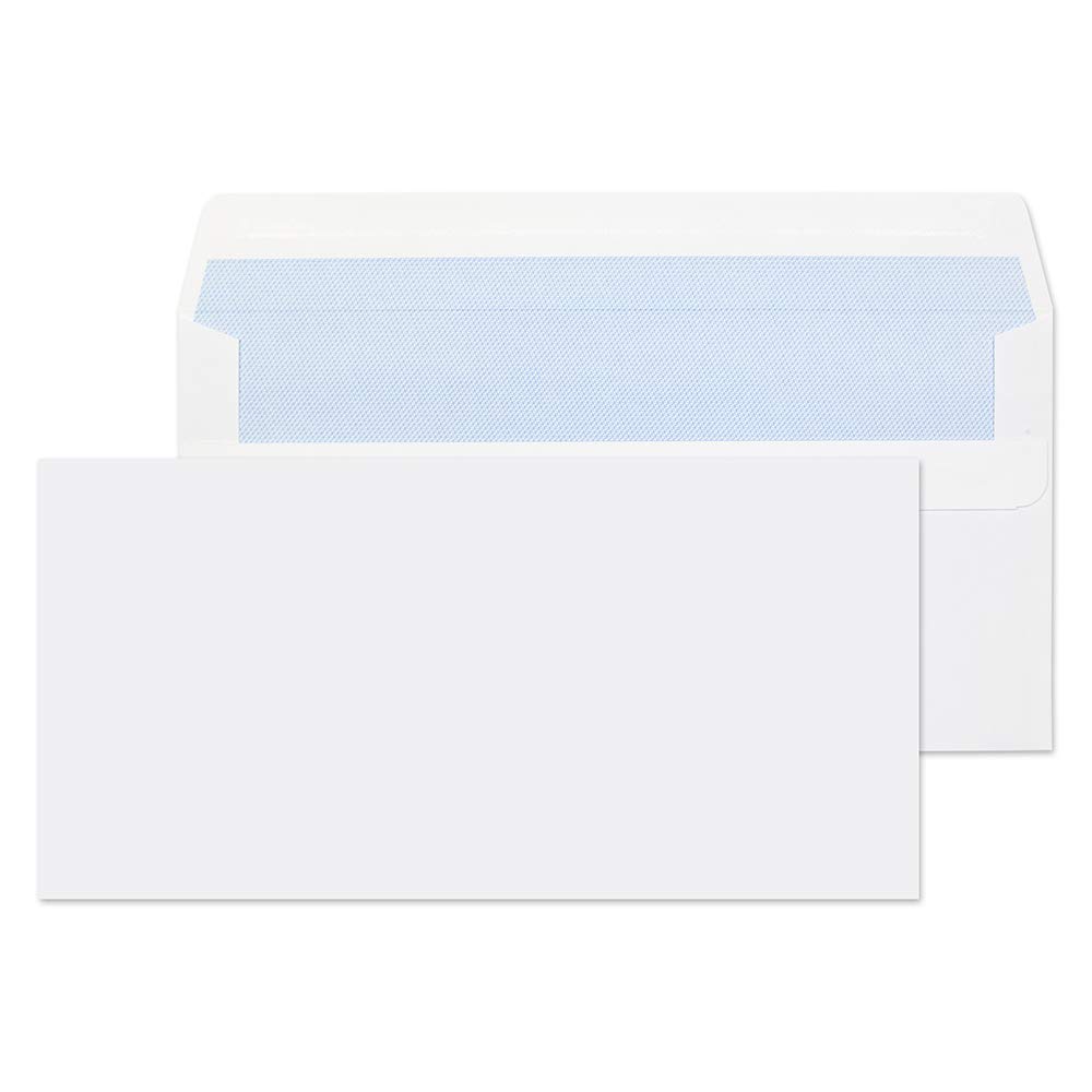 Blake Purely Everyday DL 110 x 220 mm 80gsm Self Seal Envelopes (FL2882/500) White - Pack of 500