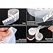 TBWHL Shower Door Bottom Seal Strip Silicone Rubber Sealing Sticker 16 Feet Translucent for Glass Sliding Doors/Shower Enclosures, Self-Adhesive Dust/Noise Proof Weatherstrip (35mm)