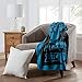 Northwest NFL Carolina Panthers Unisex-Adult Fleece Throw Blanket, 50