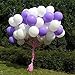 LoaferUp Latex Balloons Children Birthday Party Decoration Celebrations Balloons - Purple（100 Piece）