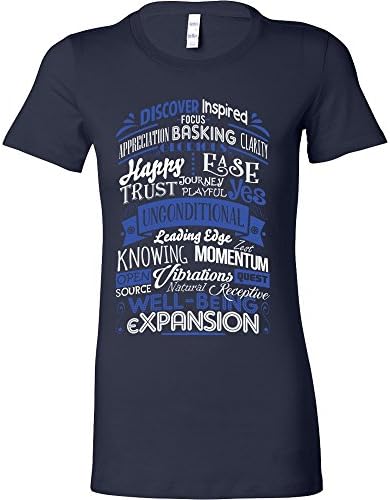 Abraham Hicks Law of Attraction ABC-Z Feel Good Typography * Women's T-Shirt Tee