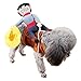 Creative Riding Horse Pet Costume for Dog Cat Puppy Novelty Pet Clothes Halloween Cowboy Dog Apparel by PetIsay (M)