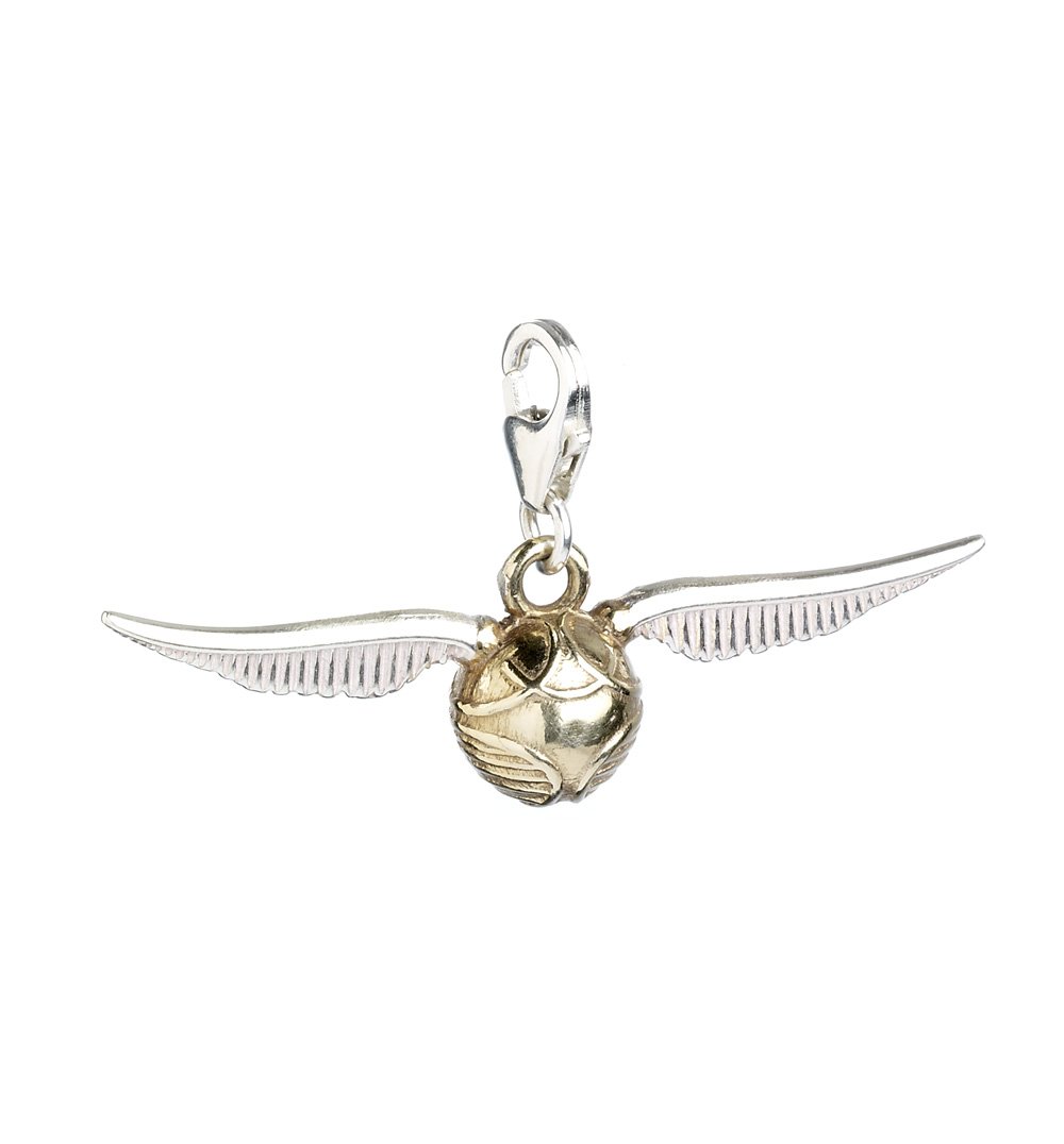 The Carat Shop Official Harry Potter Jewellery Golden Snitch Clip on Charm