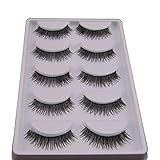 Hot Sale!5 Pair False Eyelashes,Canserin Natural Look Voluminous Extension Makeup