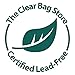 Commercial Grade Large Clear Backpack Black Freeze Proof Heavy Duty