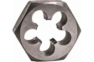 Century Drill & Tool, 98213, 5/8-11 NC, Hex Die, Precision Cut External Threads, High Carbon Alloy Steel