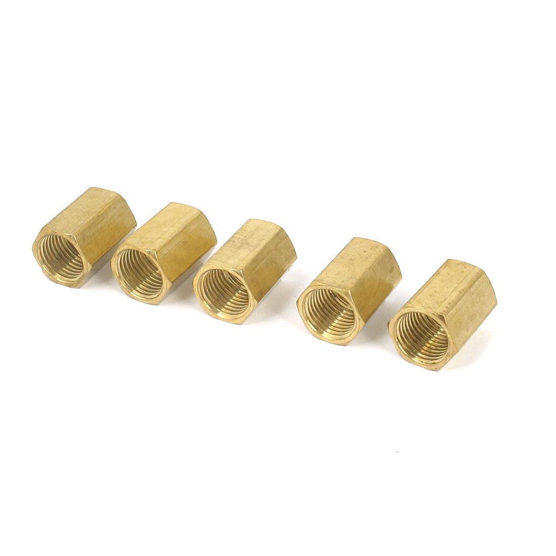 Sourcingmap 1/4BSP Female Thread Straight Pneumatic Connector Joint Adapter 5pcs