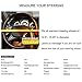 Valleycomfy Leather Steering Wheel Covers Universal 15 inch -Breathable, Anti Slip & Odor Free (Black with Black Lines)