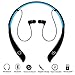 Bluetooth Earbuds, Wireless Headphones Neckband Headset Stereo Hand-free Sports In-ear Noise Cancelling Earphone with Mic for iPhone 8/7/6, Samsung, Android and Other Bluetooth Devices by Havan (Blue)