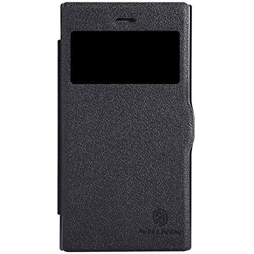 VSTNÂ® BlackBerry Z3 Fresh series style Ultra-Thin PU Leather Case (Black)