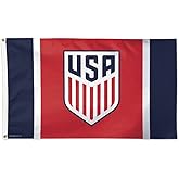 Soccer US Soccer - National Team 12829115 Deluxe Flag, 3' x 5'