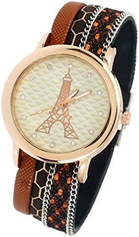 Magnetic Strap Women Watch Eiffel Vintage Rhinestone Dial Fashion Wristwatch