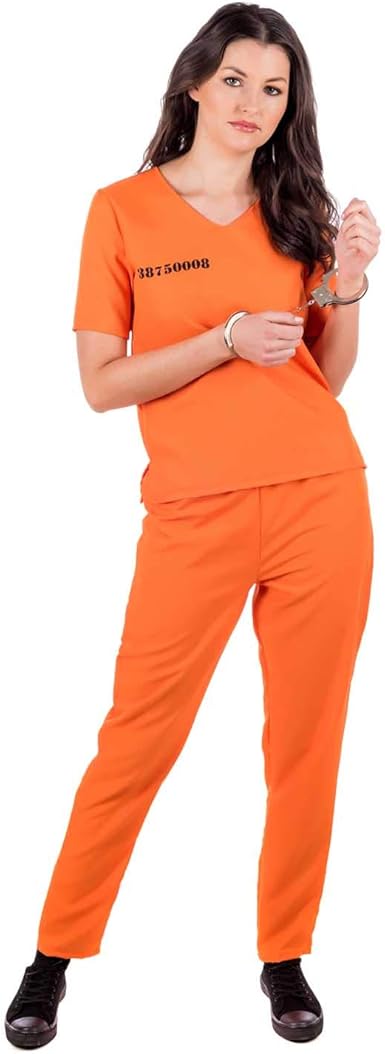women's prison jumpsuit costume