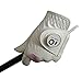 FINGER TEN Women’s Leather Golf Glove with Ball Marker Extra Grip 1 Pack, Left Right Hand Pink Fit Woman Girl, Size Small Medium Large XL (Small, Left)