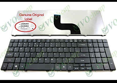 Genuine New US Laptop Keyboard For Acer Aspire 5810tz 5810T 5810PG 5810 5800 5750G 5750 5745 5742 5741G 5741 5740G 5740DG 5740 5739G 5739 5738ZG 5738Z 5738G 5738 5736G 5736 5625 5553 5552 5551 5542G 5542 5538G 5538 5536G 5536 5410 5340 5338 5336 5252 5251 5242 5236 AS5538G AS5538 AS5536G AS5536 8940G 8935G 7741 7740G 7740 7738G 7738 7736 7735z 7735 7552 7551 7540G 7540 7535G 7535 Part No.: 90.4CH07.S1D, V104730AS1, MP-09B23U4-442, KB.I170A.056, NSK-ALA1D, 904CH07C1D, NSK-ALC1D,...