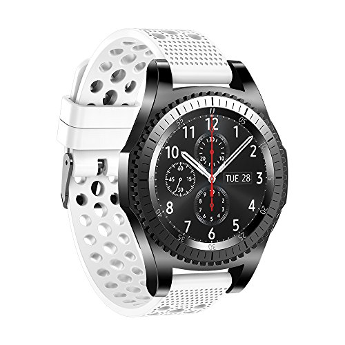 Baaletc 22mm watch band For Samsung Gear S3 Frontier bands/Classic Silicone Material for Samsung Gear S3 Smartwatch Men Women